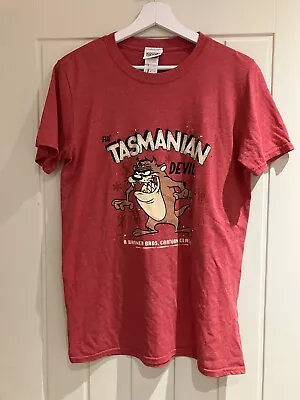 Men’s Looney Tunes Size Medium Red T-shirt  • £5