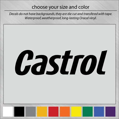 Castrol Performance DIE CUT VINYL TRUCK WINDOW STICKER DECAL ANY COLOR • $5.99