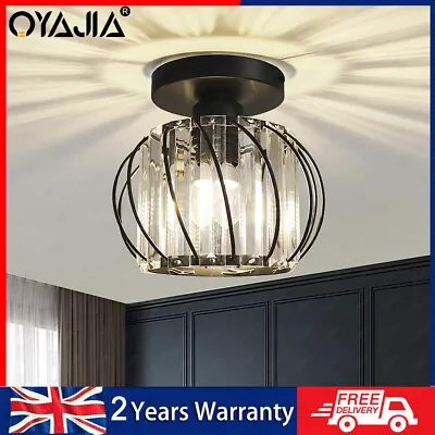 Modern Ceiling Pendant Light Shade Acrylic Crystal Easy Fit Chandelier Lampshade • £18.99