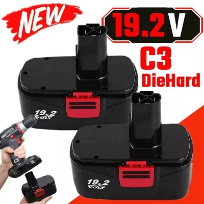 2Pack For Craftsman 19.2 Volt Battery C3 DieHard 130279005 11376 130279003 11375 • $27