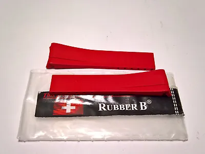 Ultra Rare RUBBER B M101 Strap 20MM Red Colour For Rolex Daytona Genuine • $325.82