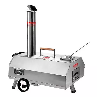 12 Portable Wood Fired Outdoor Pizza Oven - Fits 16 Pizzas • $244.86