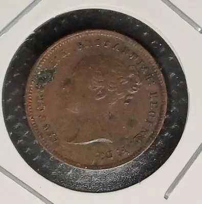 1844 Queen Victoria Copper Fractional Half Farthing • £7.50