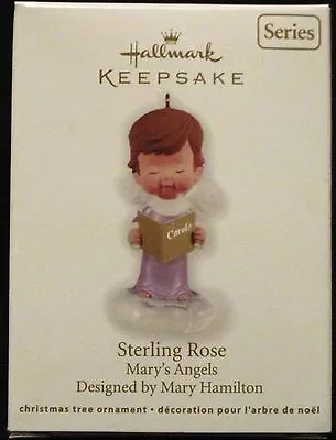 2012 Hallmark -sterling Rose - 25th In The Mary's Angels Series - Mint In Box • $11.95