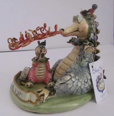 $38.99 • Buy DRAGON  Everyone Has A Gift  Clayworks Blue Sky Heather Goldminc NIB