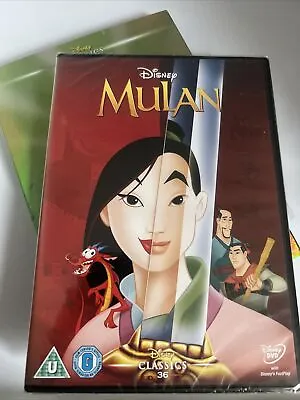 Disney Mulan DVD (2010) + Collector's O-Ring Sleeve NEW & SEALED • £3.99