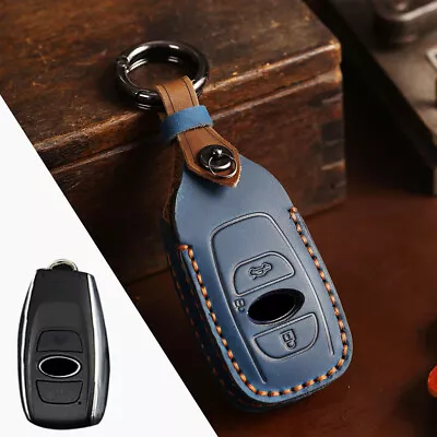 Quality Leather Car Key Fob Case Cover For Subaru Forester Legacy Outback WRX • $10.79