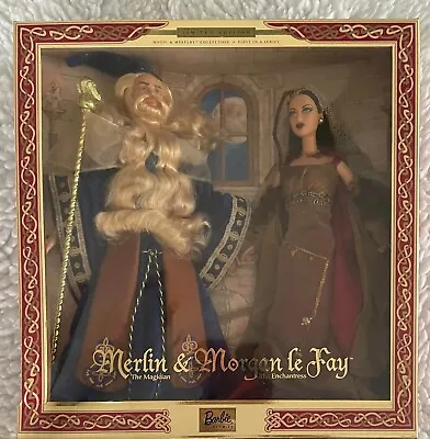 Barbie Merlin The Magician & Morgan Le Fay The Enchantress 27287 NEW 2000 COA • $84.99
