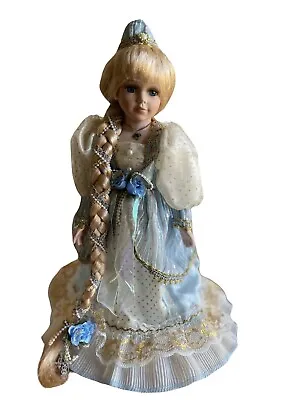 Vintage Homeart Bisque Porcelain Doll 17” Stand Rapunzel As New • $109.99