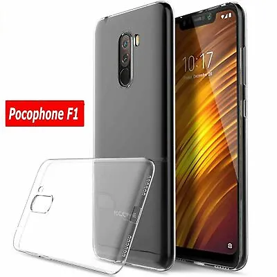 Cover Case Clear Silicone Ultra Slim For Xiaomi Pocophone F1/F 1 • $6.74