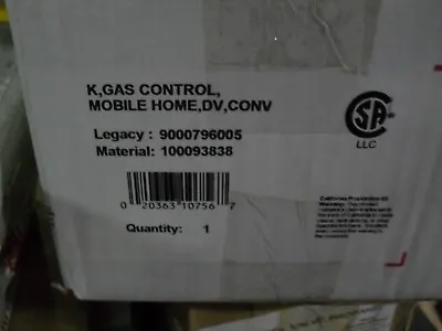 State A.O. Smith 9000796005 Convertible Gas Valve For Mobile Home • $119.95