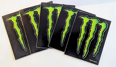 (5) Monster Energy Stickers  Iconic MNEW! 3  X 4  • $5