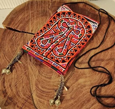 Rabari Hand Embroidery Mirror Gypsy Banjara Tribal Boho Sling Ethnic Kuchi Bag • £0.80