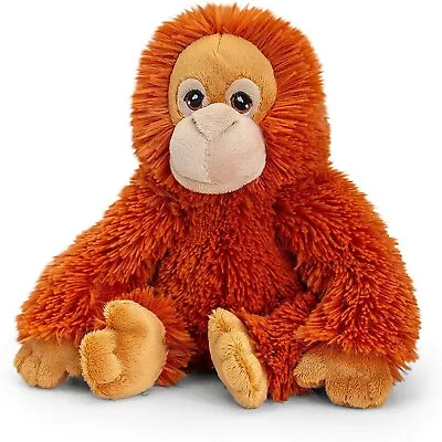 Orangutan Plush Toy 18cm - 100% Recycled Soft Toy Teddy - Keel Keeleco  • £10.82