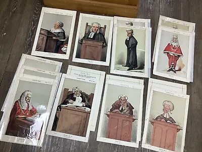 Vanity Fair 12 Original Prints Judges 1-8 1869-1873 • £95