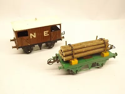 X2 Hornby Tinplate Wagons (O Gauge) Unboxed • £34.95