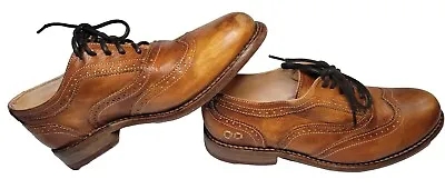 Bed Stu Lita Cobbler Oxford Shoes Women’s Size 9 Brown Leather Brogue Wingtip • $114.99