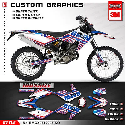 Motorrad Graphics Decal Kit Fit BMW G450X G 450 X 2007 2008 2009 2010 2011 2012 • $121.51