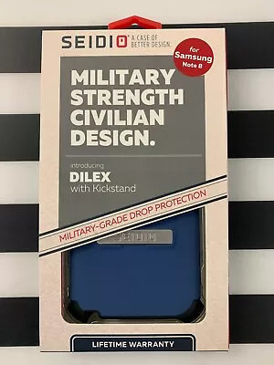 $20.99 • Buy SEIDIO DILEX With Kickstand - Samsung Galaxy NOTE 8 BLUE/BLACK *N*E*W*