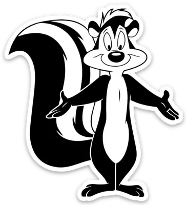 Pepé Le Pew Magnet - Looney Tunes - Bugs Bunny - Pepe Le Pew • $5.45