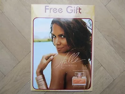 Halle Berry Advertising Shop Display Laminated Cardboard Sign - Perfume • £9.79