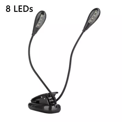 With Clip 2/4/8 LEDs Light Music Stand Light Music Score Light Reading Lights • $11.74