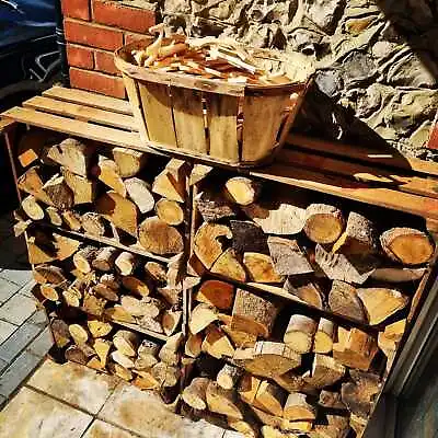 £79.95 • Buy LOG STORAGE UNIT - Fire Wood  / Log Store / Timber / Wood Burner BBQ Firepit...?