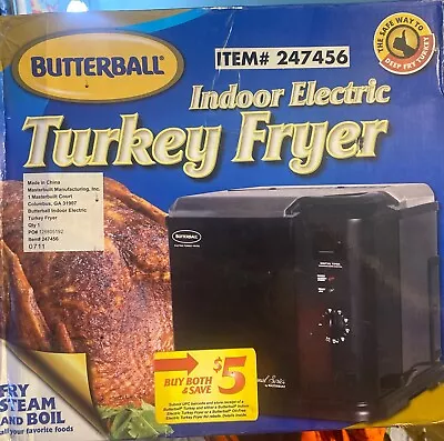 Butterball Indoor Electric Turkey Fryer See Description • $99.99