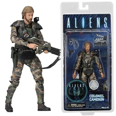 New NECA Alien Director Colonel Cameron Colonial Marine 7  Aliens Movie Figure • $31.79