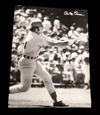 Orig./Scarce!! 1974 Cheer Detergent Cincinnati Reds *PETE ROSE BASEBALL POSTER* • $39.97