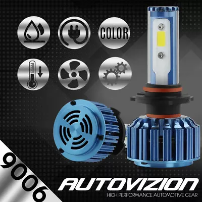 AUTOVIZION LED HID Headlight Conversion Kit 9006 6000K For 1988-2015 Honda Civic • $24.99