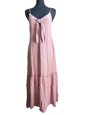 Elan Strappy Pink Maxi Dress Size Medium  • $17