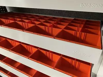 Rolacase RP428 Van Storage System Shelf Bin Box Medium Orange Set Of 2 • $40.81