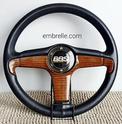 ITALVOLANTI BBS Authentic ZEBRANO Leather Steering Wheel RARE BMW Mercedes VW • $1999.99