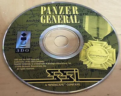 Panzer General For Panasonic 3DO Rare Disc Only • £24.99