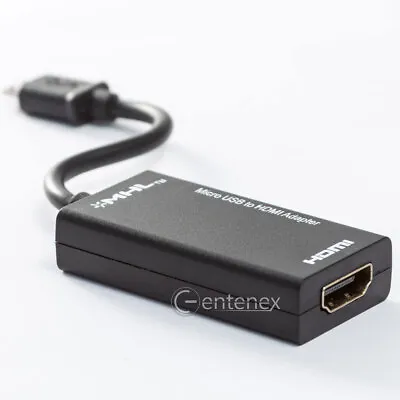 MHL HDMI To Micro USB Adapter Mobile HD Cable HD TV 1080P Signal Android Phone • $8.99