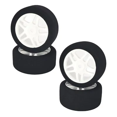 NHX RC 1/10 Alpha SH35 Pre-Glued Foam Tires/Wheels (4) 4-Tec VXL 2.0/3.0 -White • $23.90