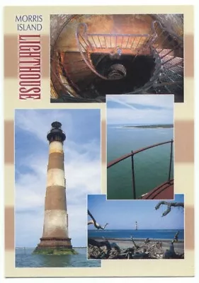 Morris Island SC Lighthouse Postcard South Carolina • $2.59