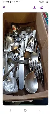 Lot Of Antique Vintage Silverware Old Very Ornate Assorted Mix Early • $49.99