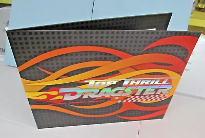 2014 Cedar Point Amusement Park ~ Top Thrill Dragster Photo Holder & Ride Specs • $24