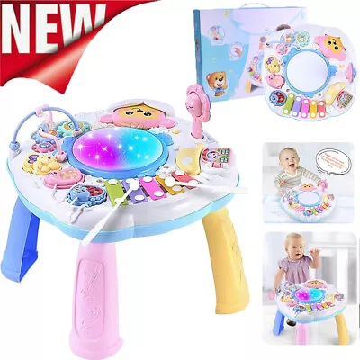 Baby Activity Center Table Toddler Early Education Musical Toys Learning Table  • £17.90