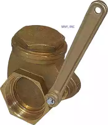 3  NPT 200 WOG Quick Opening Gate Valve Bronze Brass Lever Operated BR01111419 • $237