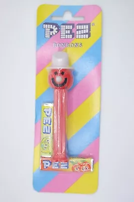 Pez Dispenser - Vintage - MISFIT - Red SNOWMAN Red Stem Striped Card • $73.90