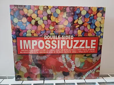 NEW SEALED Double Sided 500 Pieces Impossipuzzle Chocolate Beans Sweets Jigsaw • £12.99
