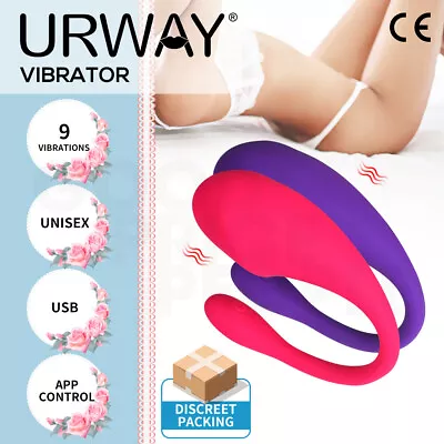 $28.99 • Buy Urway Egg Vibrator Plug USB G-Spot Vibrating Dildo APP Control Female Sex Toy