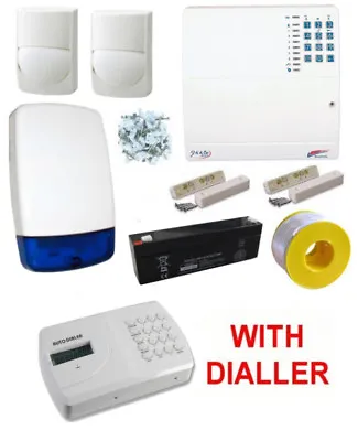 £209.99 • Buy Scantronic 9448 Wired Burglar Alarm LED PRO Kit QUAD PIR + Speech Dialler