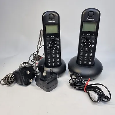 Panasonic Landline Phones KX-TGB210E Twin Digital Cordless Telephone Black  • £25.99