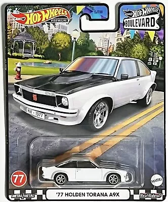 Hot Wheels Premium Boulevard '77 Holden Torana A9X - Bent Cards • $23