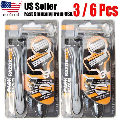 Razor Shaver Razors BLACK Smooth Shaving Razor For Men Women (3~6 Pcs) US Seller • $6.99