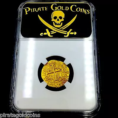 Peru 1705 2 Escudos Finest Kn. Ngc62 1715 Fleet Shipwreck Gold Doubloon Treasure • $35500